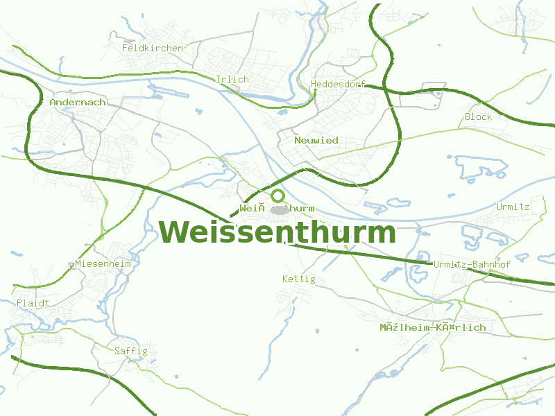 Karte von Weissenthurm