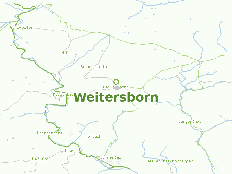 Karte von Weitersborn