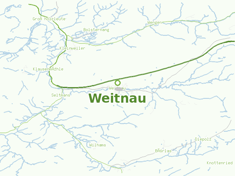 Karte von Weitnau