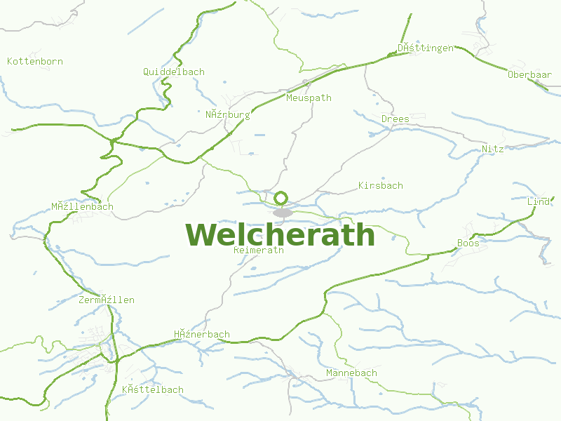 Karte von Welcherath
