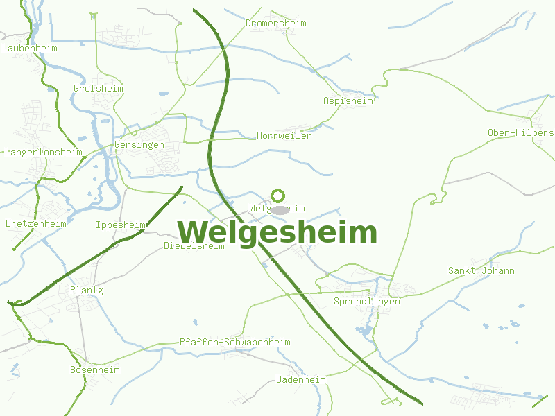 Karte von Welgesheim