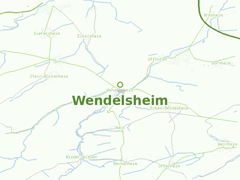 Karte von Wendelsheim