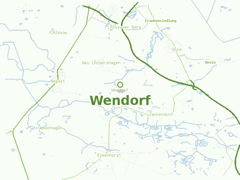 Karte von Wendorf