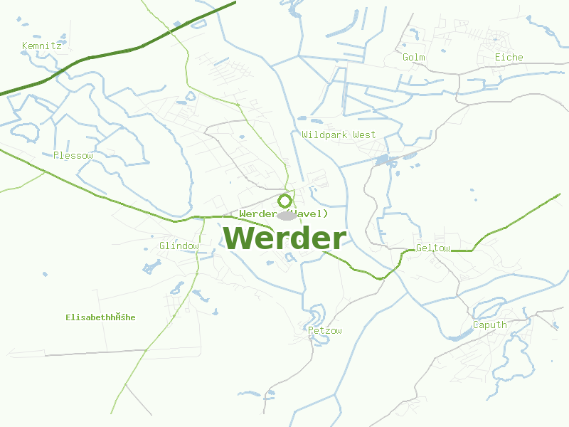Karte von Werder