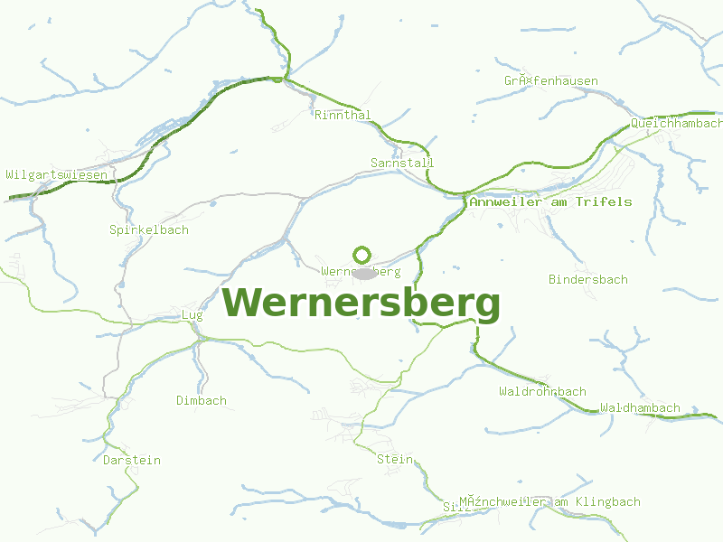Karte von Wernersberg
