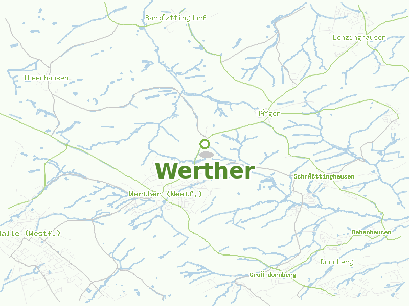Karte von Werther