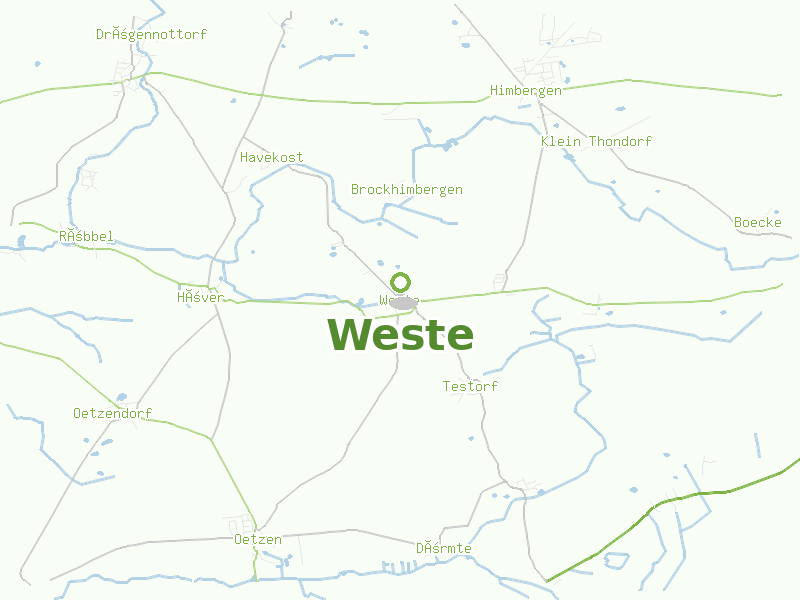 Karte von Weste