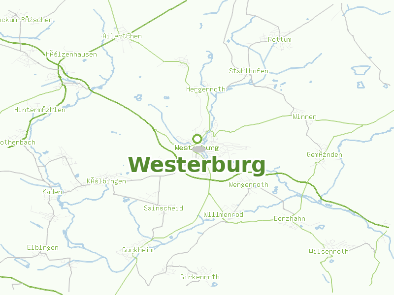 Karte von Westerburg