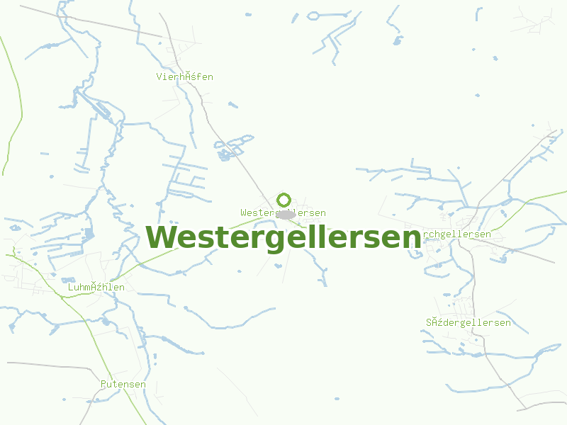 Karte von Westergellersen