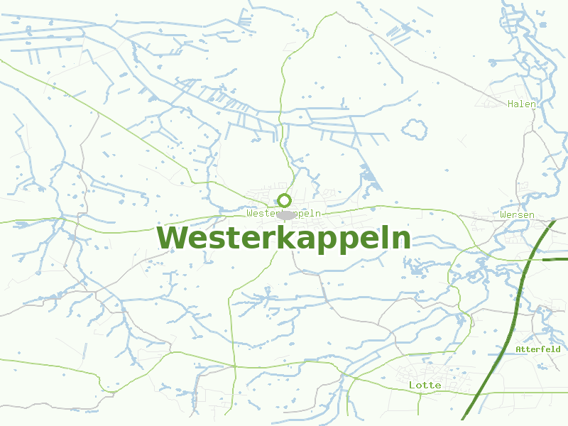 Karte von Westerkappeln