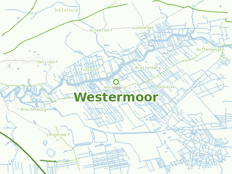 Karte von Westermoor