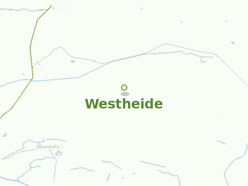 Karte von Westheide