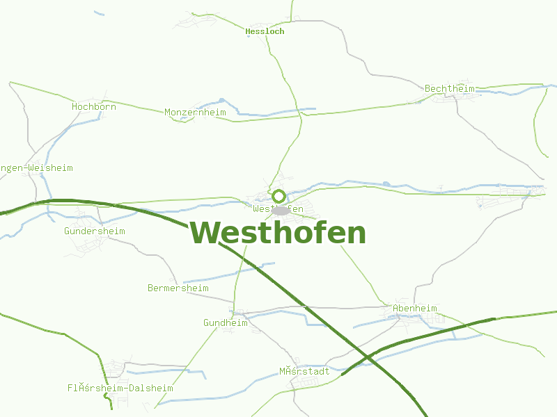 Karte von Westhofen