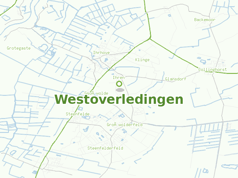 Karte von Westoverledingen