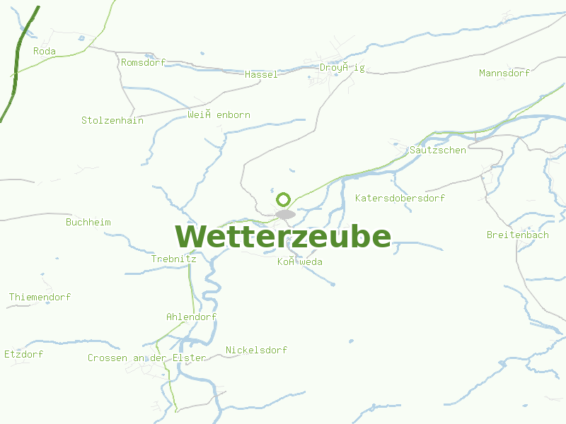 Karte von Wetterzeube