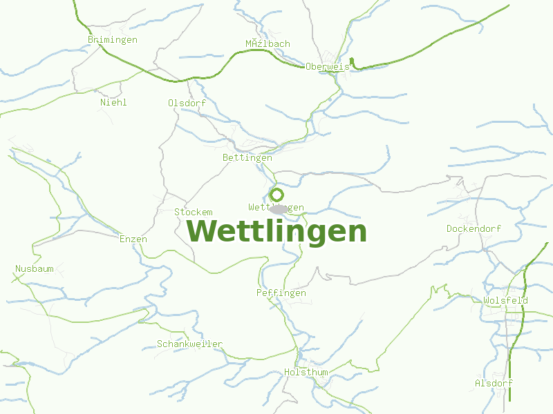 Karte von Wettlingen