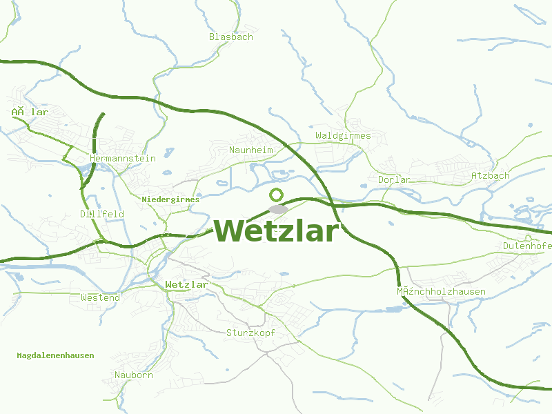 Karte von Wetzlar