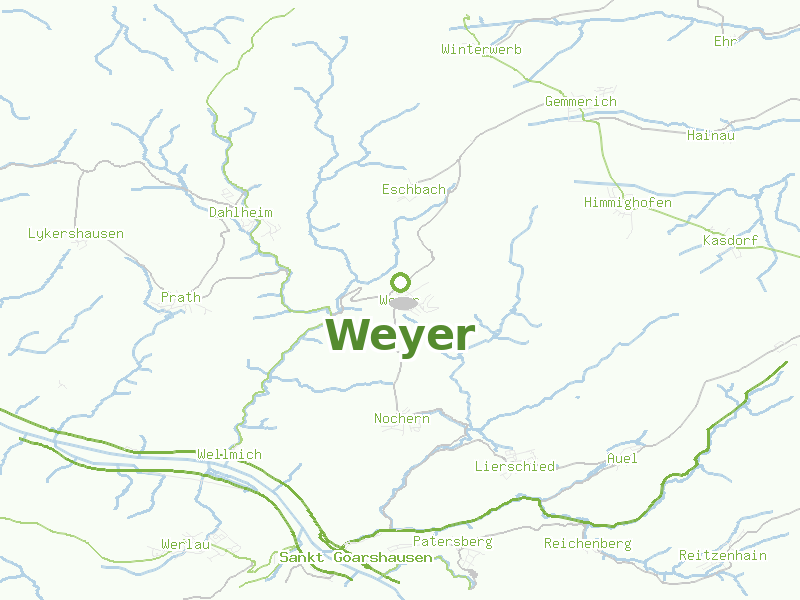 Karte von Weyer