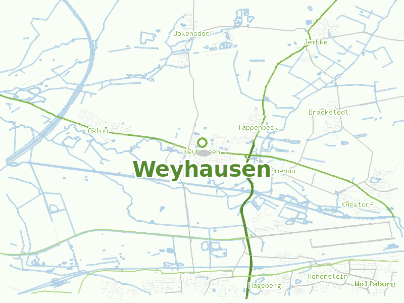 Karte von Weyhausen