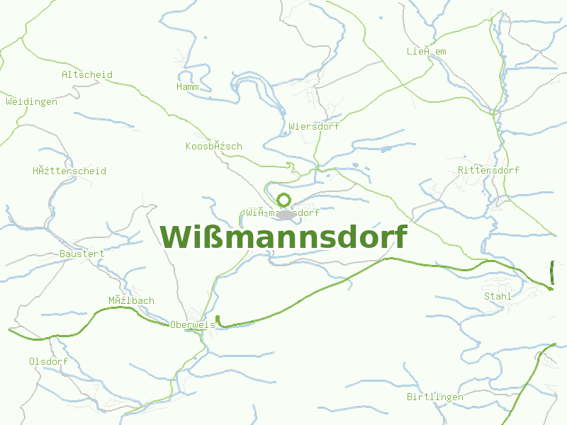 Karte von Wißmannsdorf