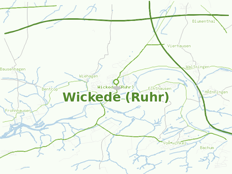 Karte von Wickede (Ruhr)