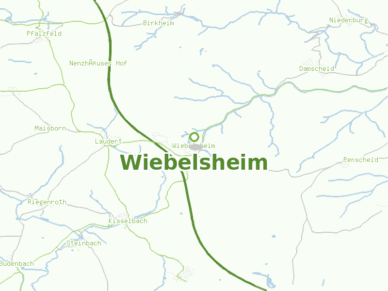 Karte von Wiebelsheim