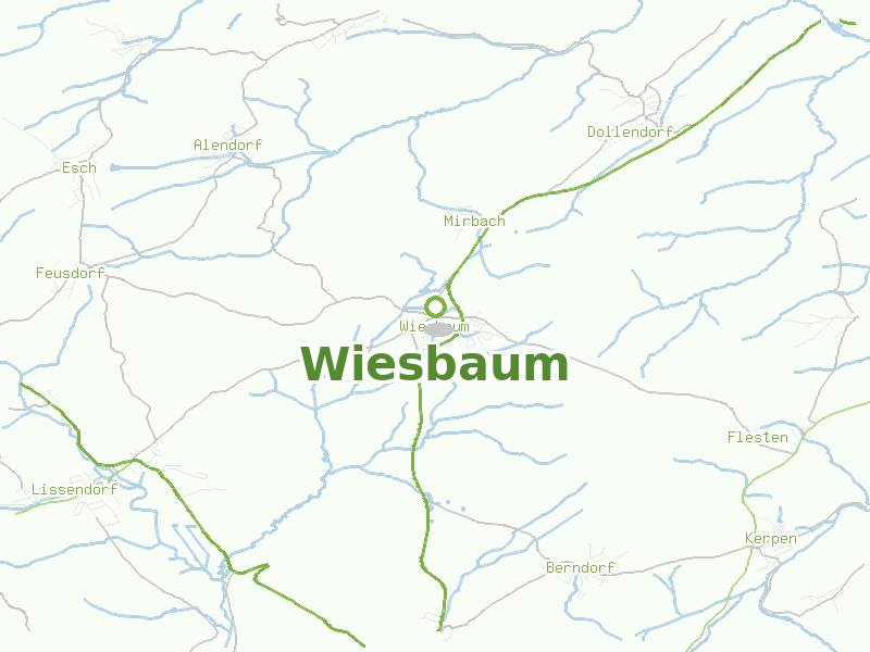 Karte von Wiesbaum
