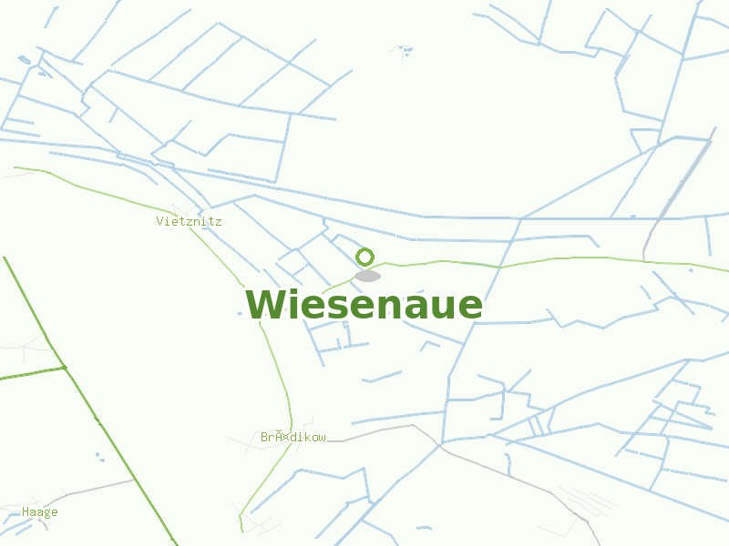 Karte von Wiesenaue