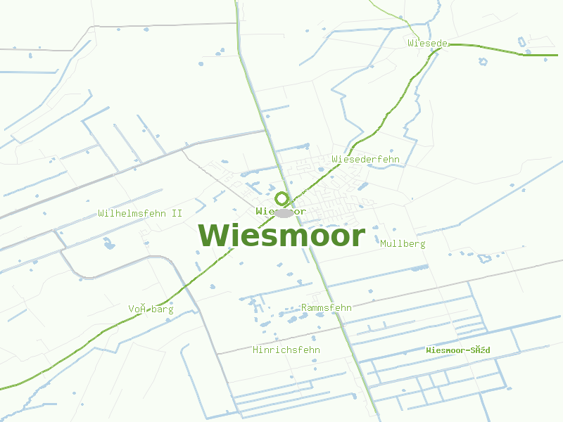 Karte von Wiesmoor