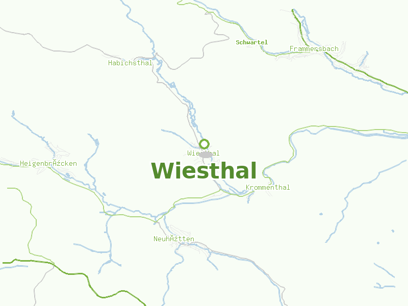 Karte von Wiesthal