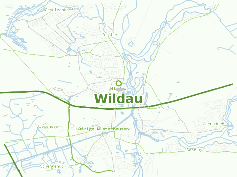 Karte von Wildau