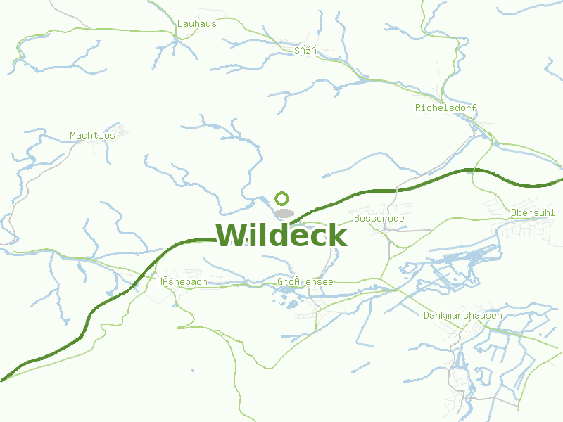Karte von Wildeck