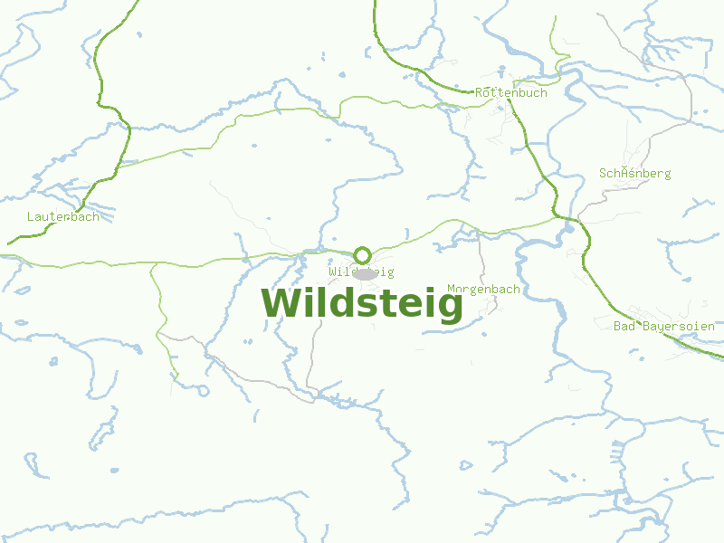 Karte von Wildsteig
