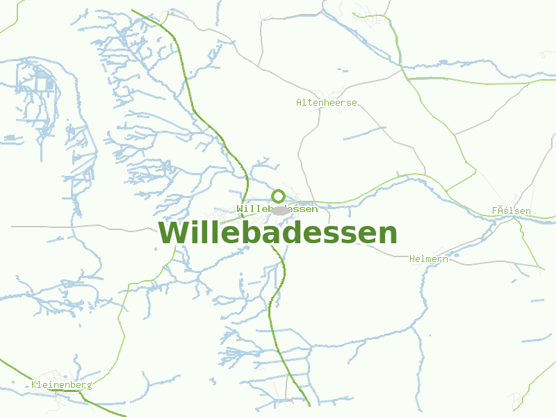 Karte von Willebadessen