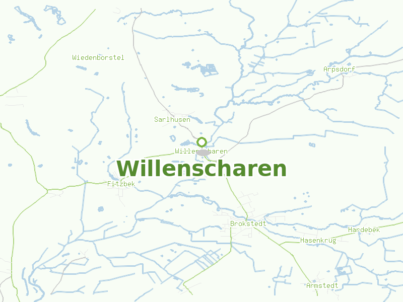 Karte von Willenscharen