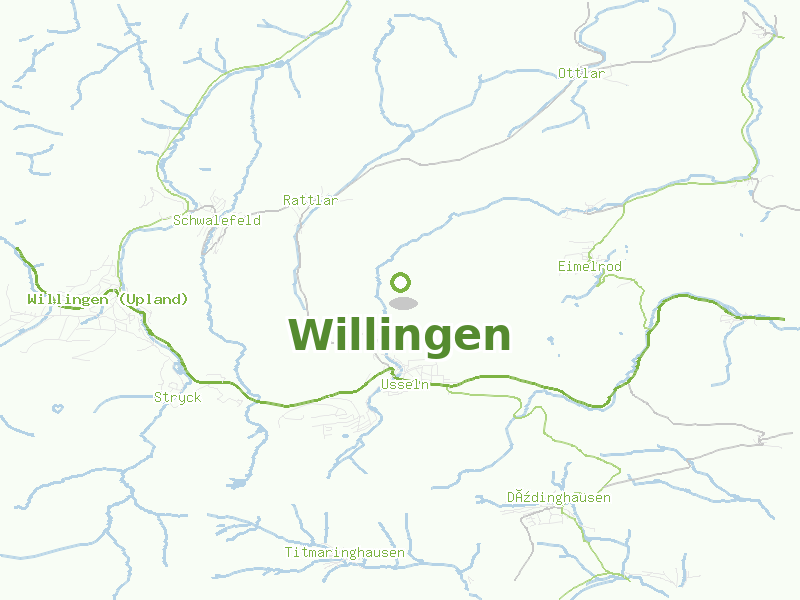 Karte von Willingen