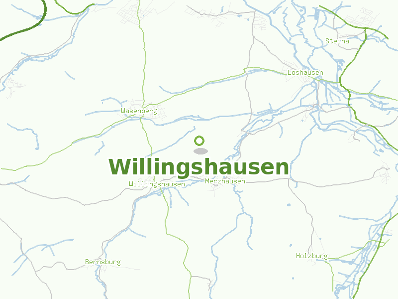 Karte von Willingshausen