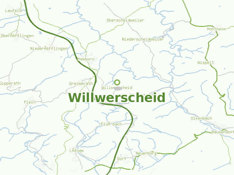 Karte von Willwerscheid