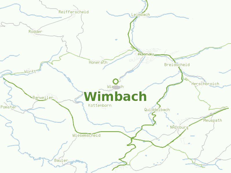 Karte von Wimbach