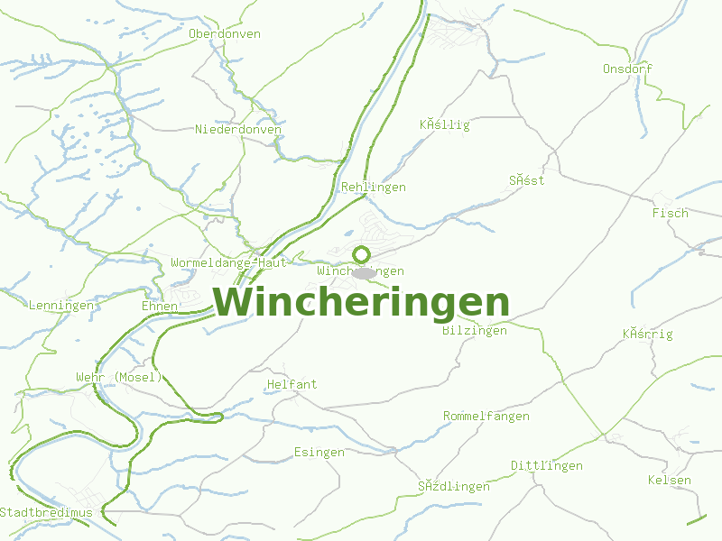 Karte von Wincheringen