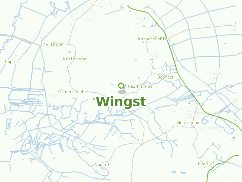 Karte von Wingst