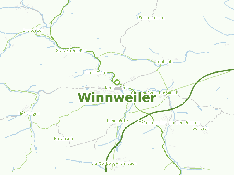 Karte von Winnweiler