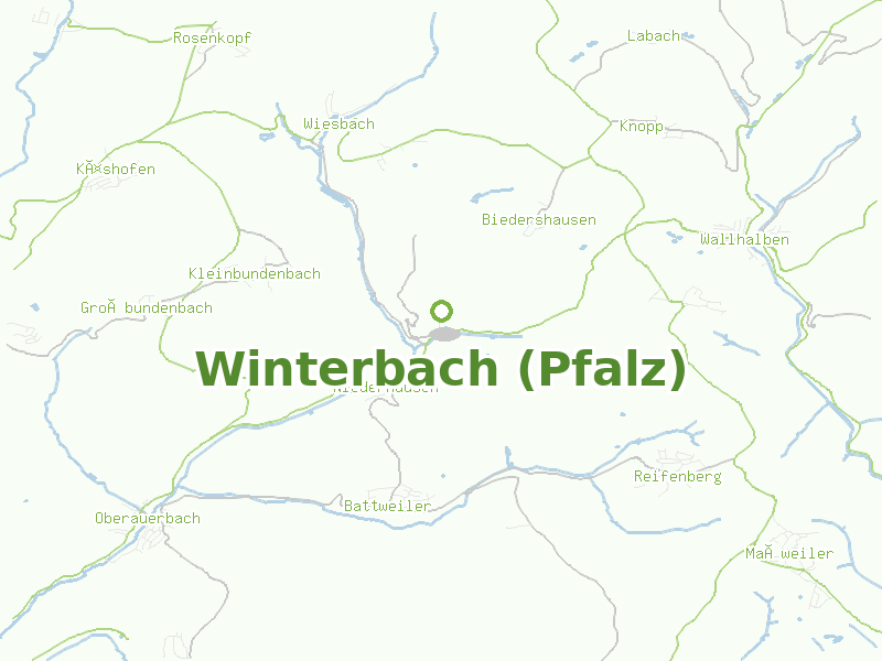 Karte von Winterbach (Pfalz)
