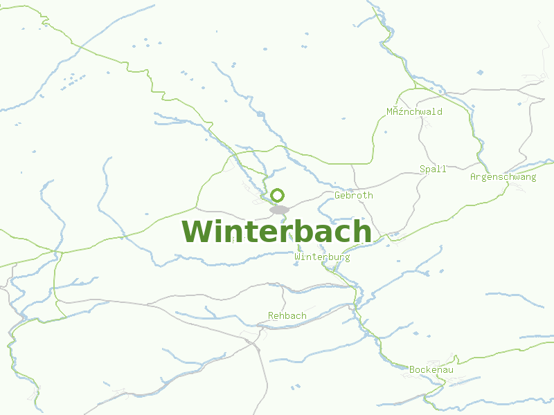 Karte von Winterbach