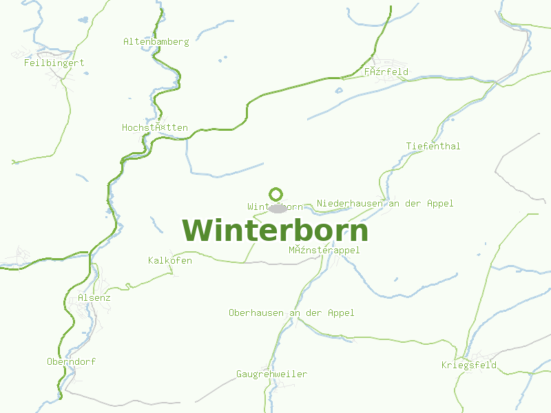 Karte von Winterborn