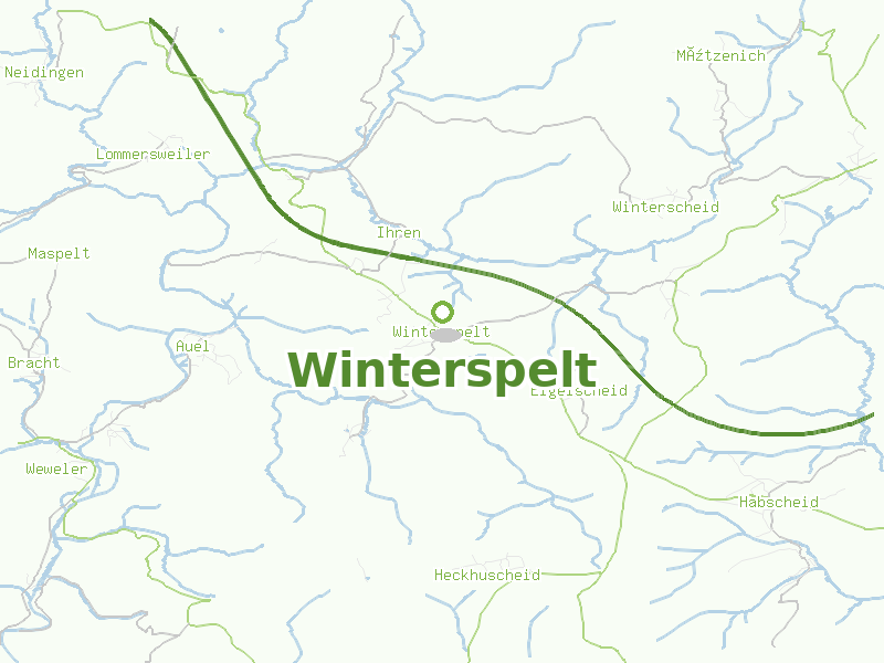 Karte von Winterspelt
