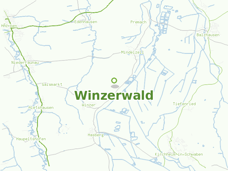 Karte von Winzerwald