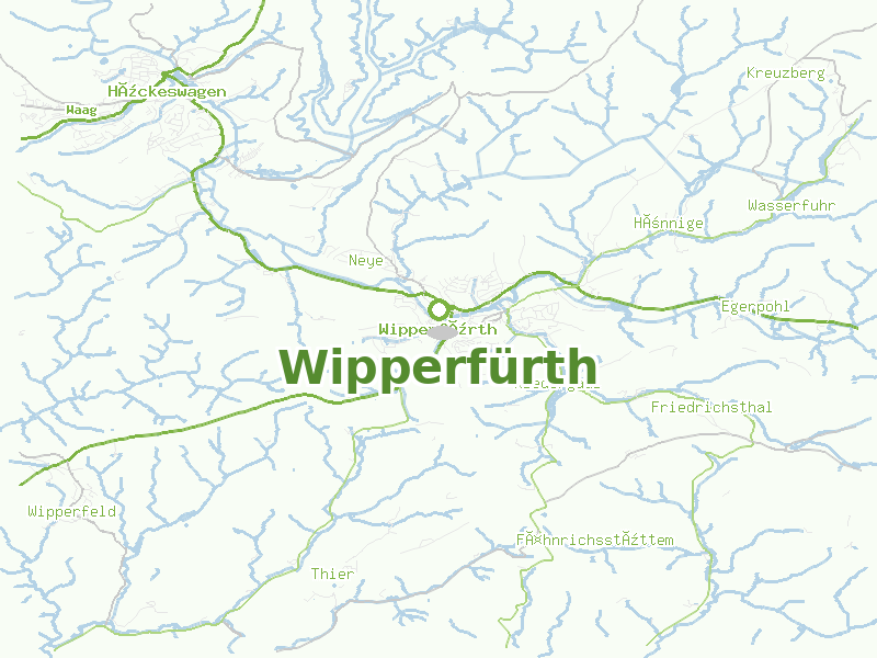 Karte von Wipperfürth
