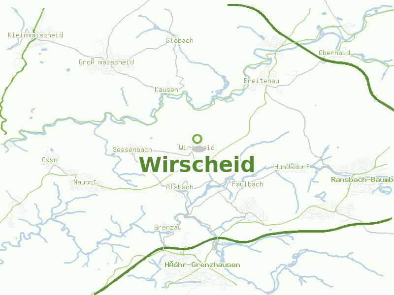 Karte von Wirscheid