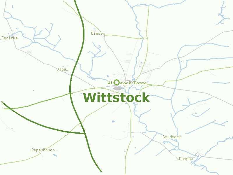 Karte von Wittstock